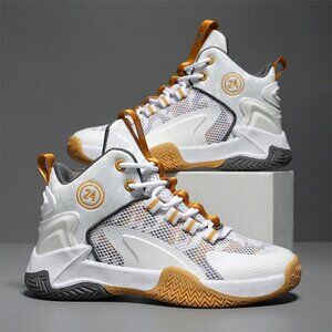 Hicooer Yellow Basketball Shoes Kids